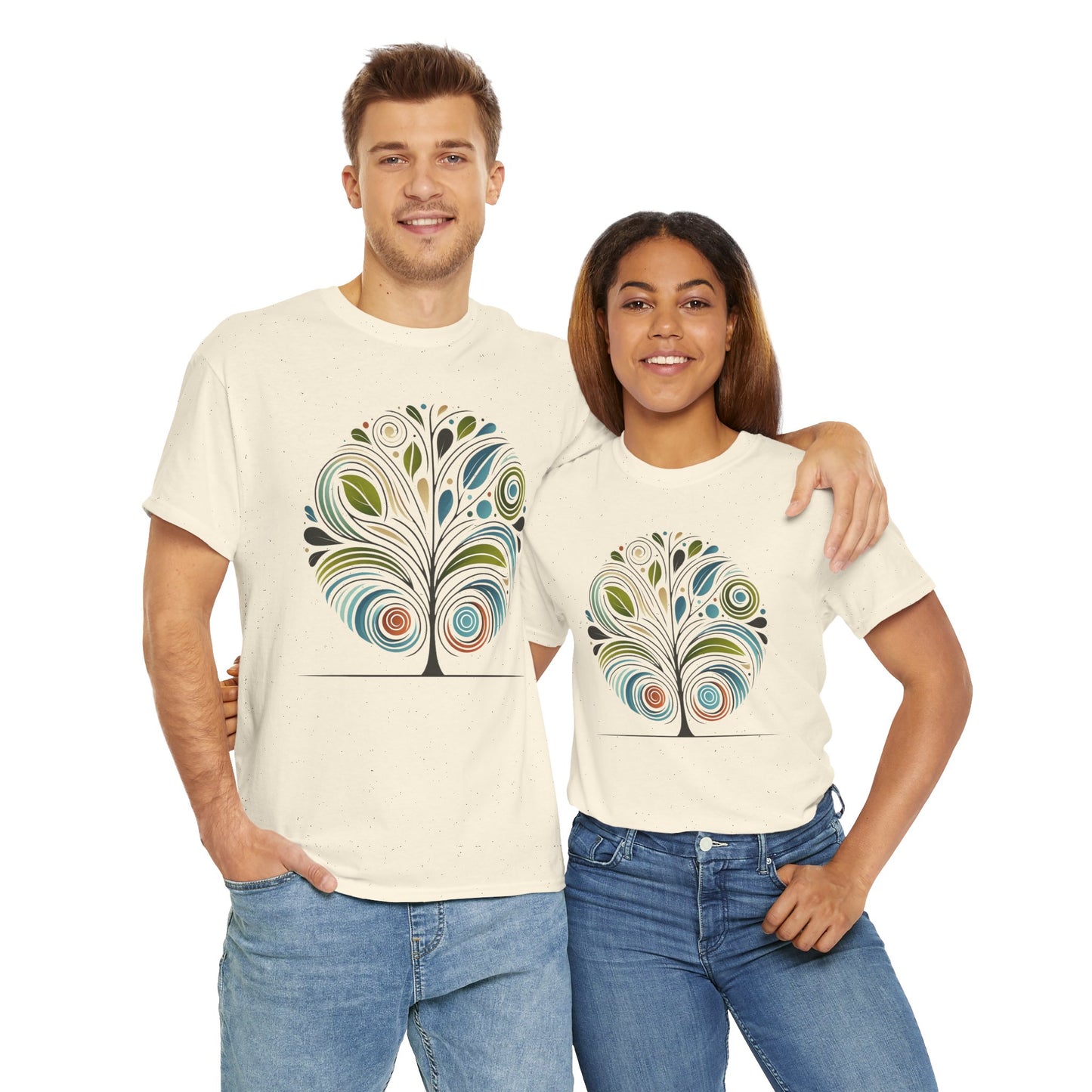 Tree of Life Starry Night T-Shirt - Mystical Nature Themed Tee