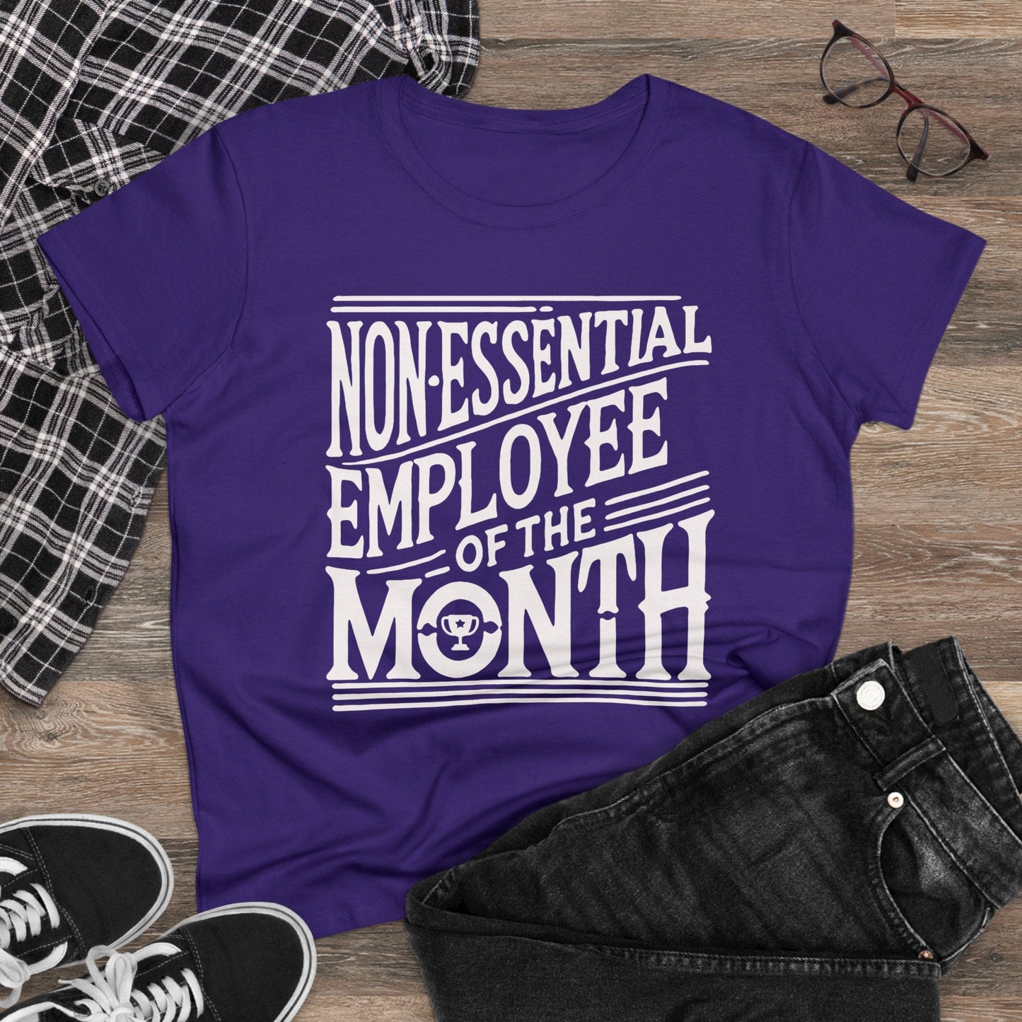Funny Non - Essential Employee of the Month - WhimsyInkWear