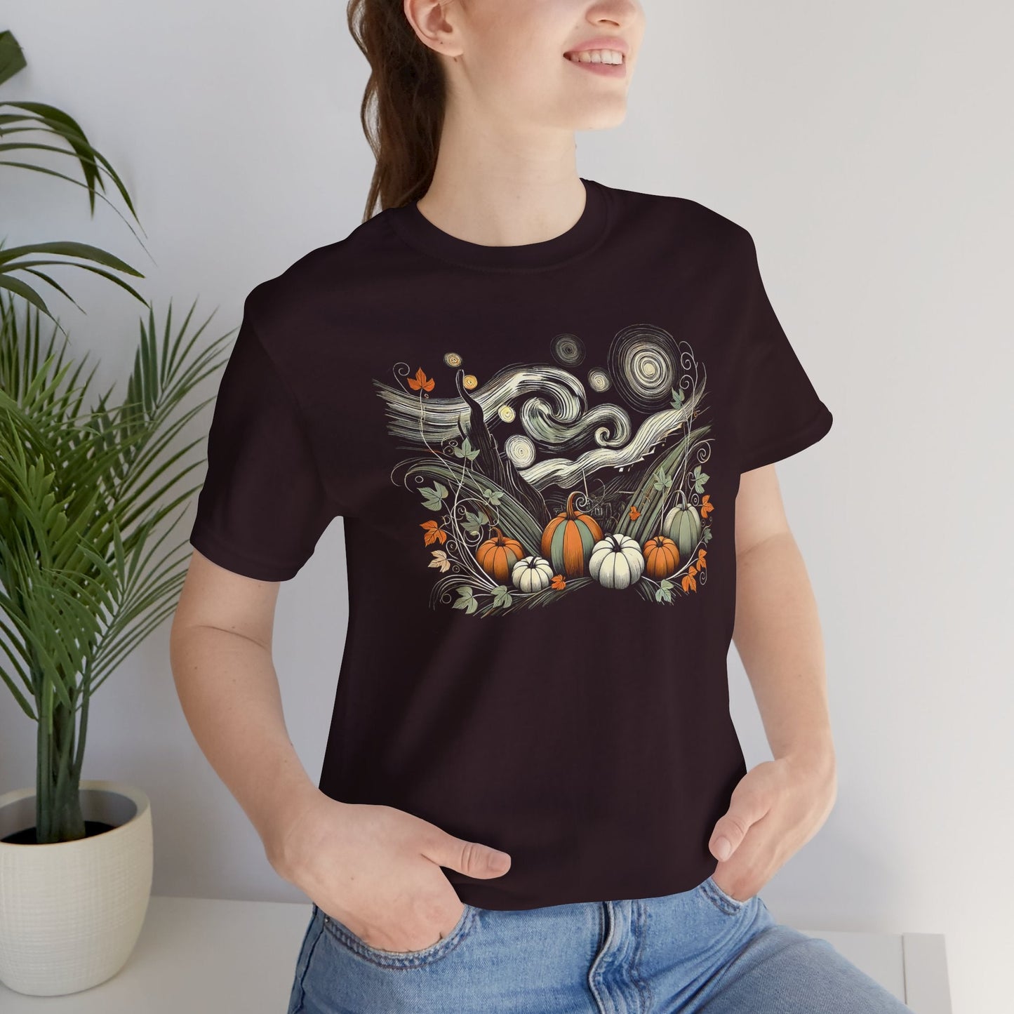 Starry Night - Field of Pumpkins - WhimsyInkWear