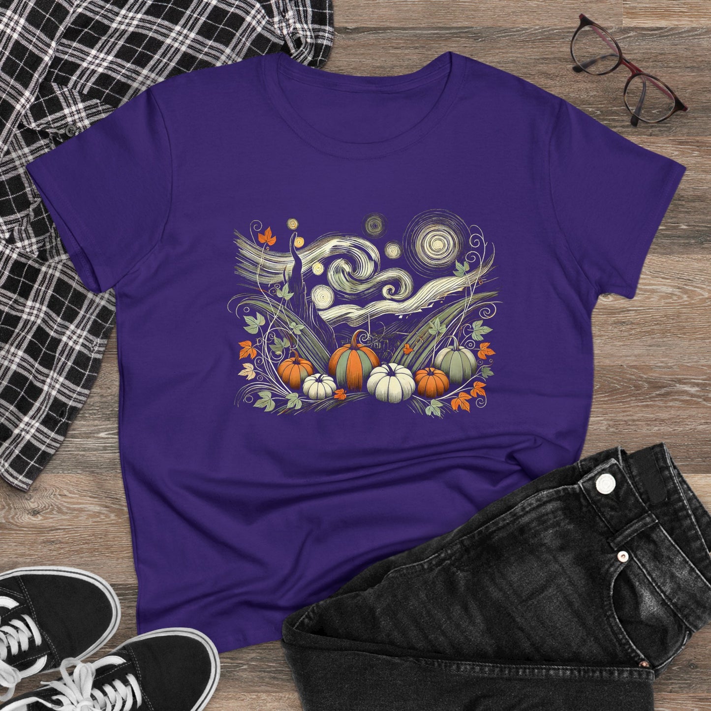 Starry Night - Field of Pumpkins