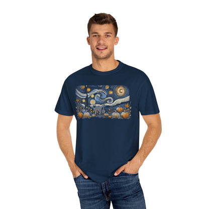 Halloween Starry Night - Field Cat