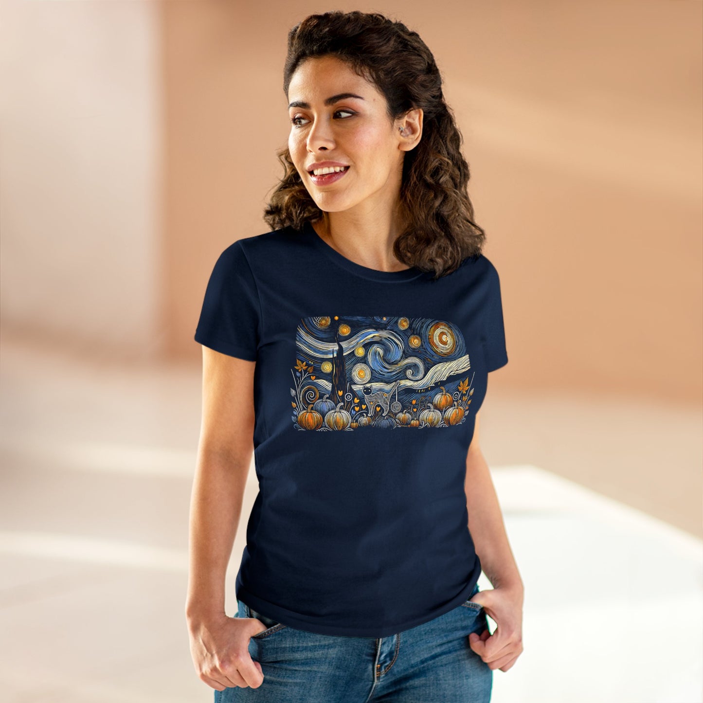Starry Night - Field Cat
