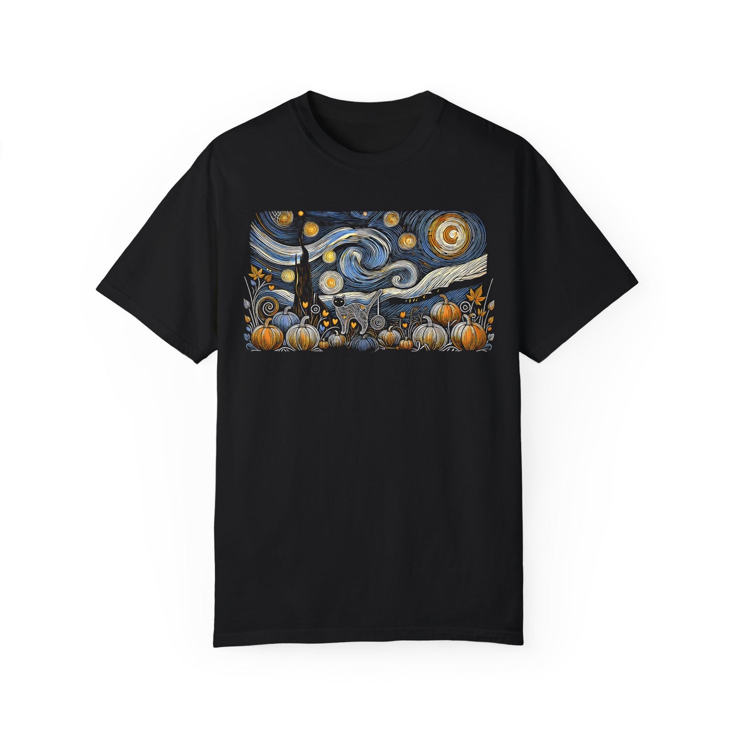 Halloween Starry Night - Field Cat
