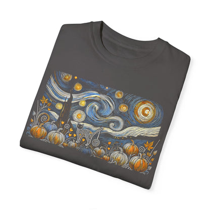 Halloween Starry Night - Field Cat