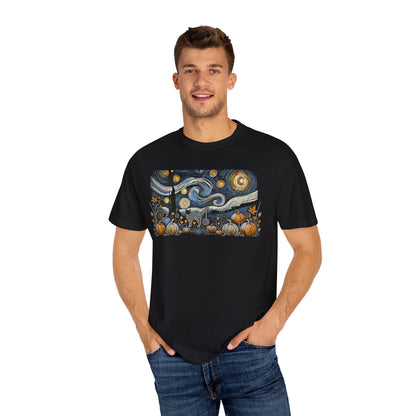 Halloween Starry Night - Field Cat
