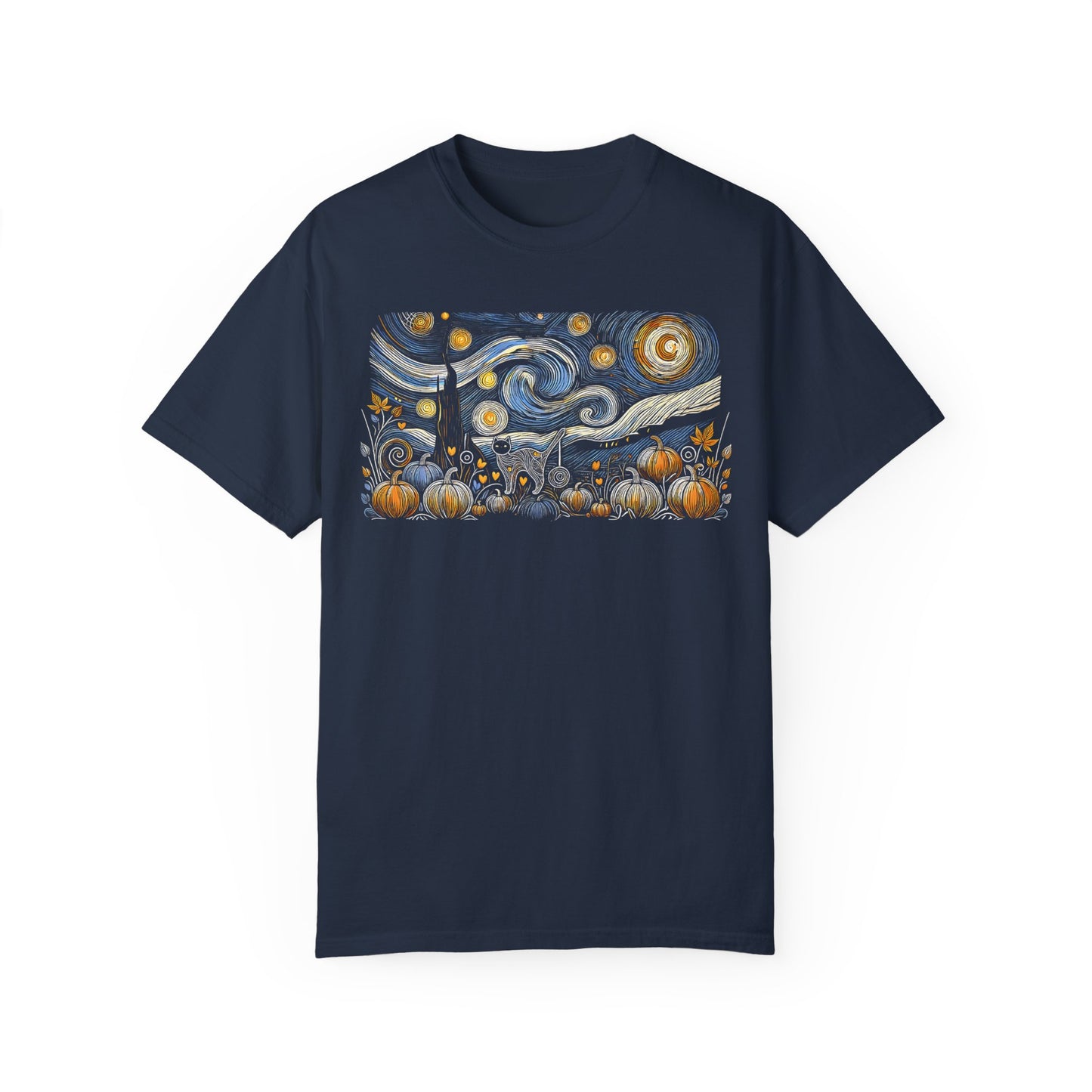 Halloween Starry Night - Field Cat