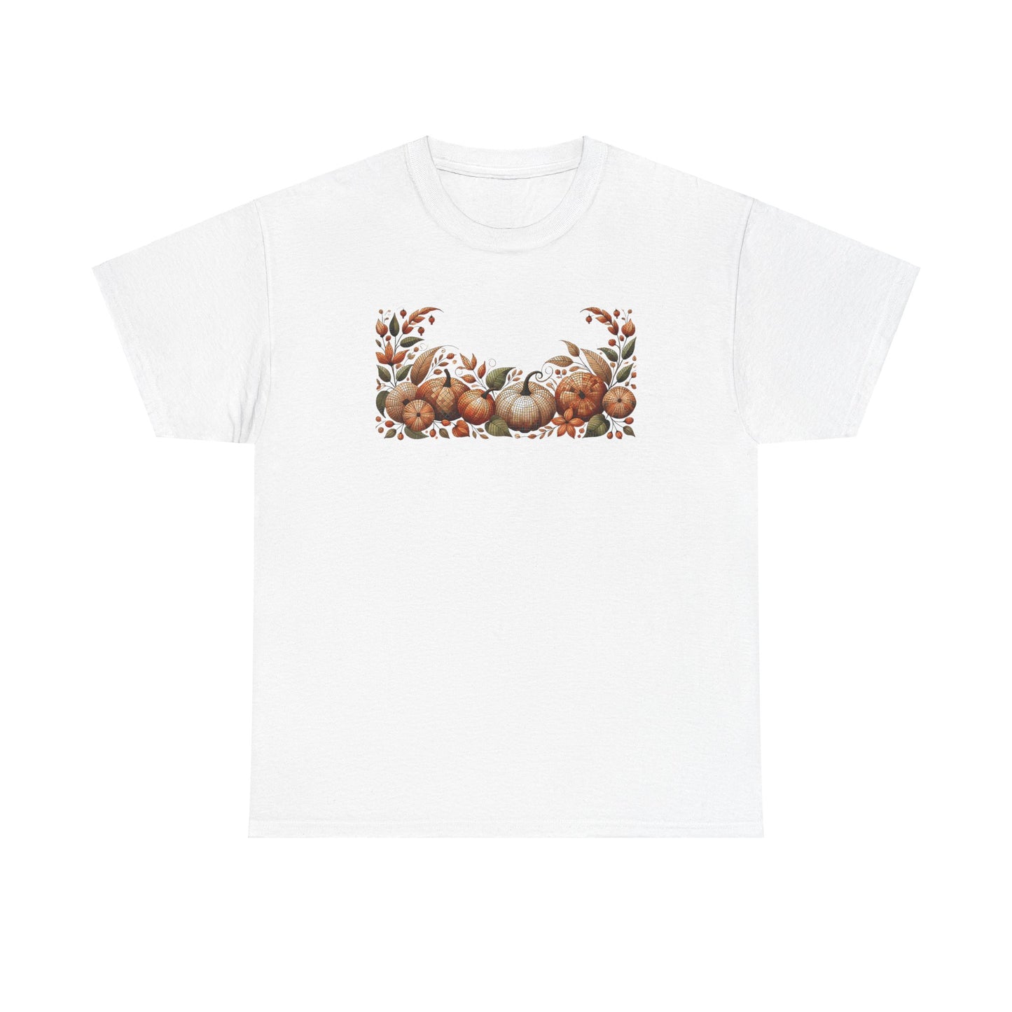 Artistic Mosaic Pumpkins Tee
