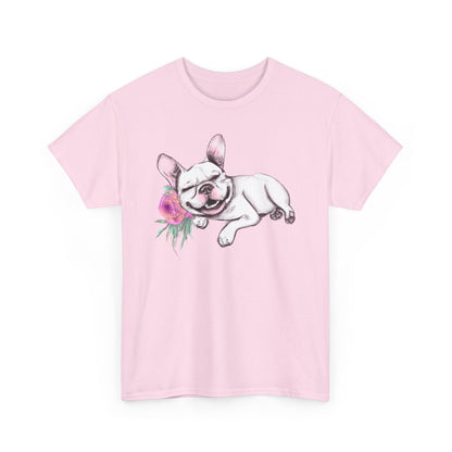 Frenchie with a Rose