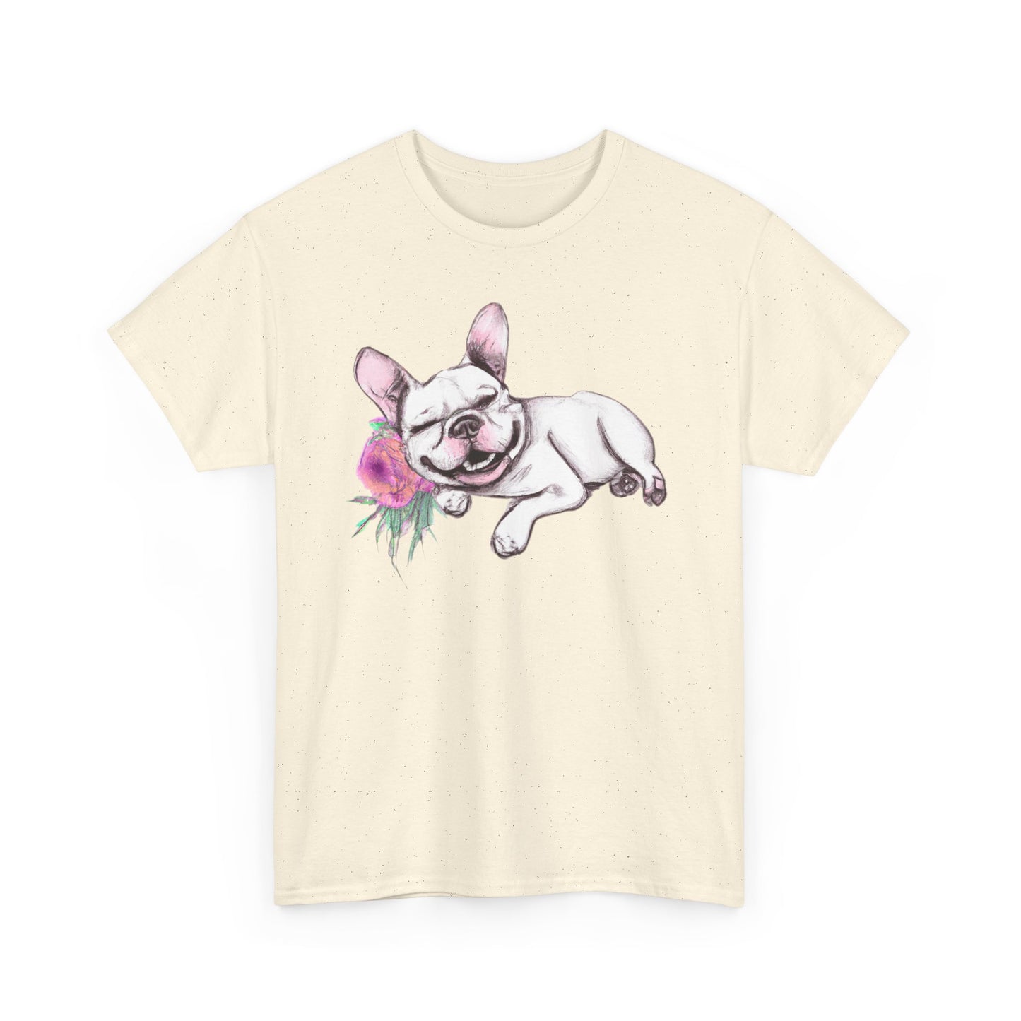 Frenchie with a Rose