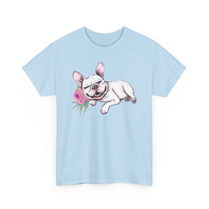 Frenchie with a Rose