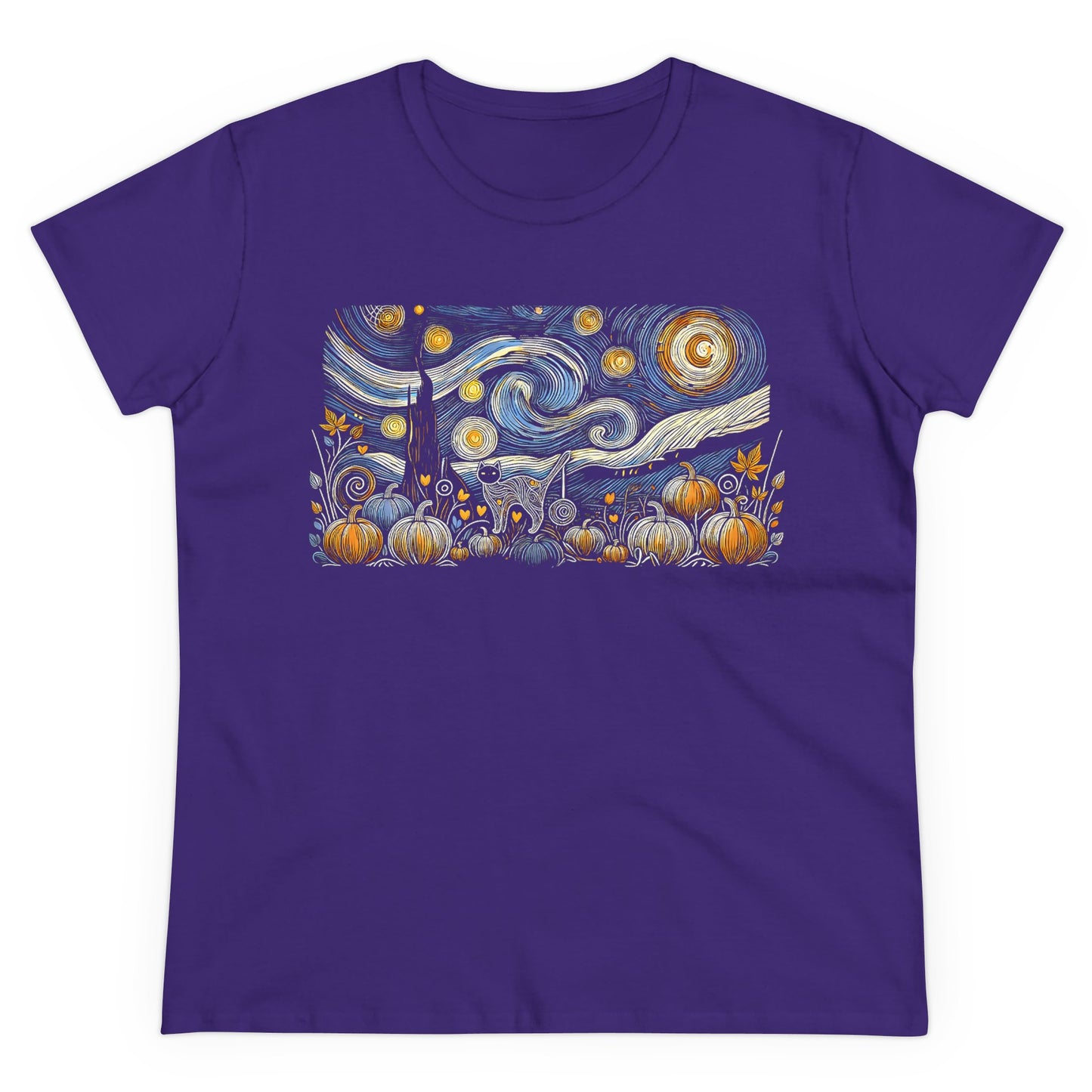 Starry Night - Field Cat