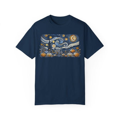 Halloween Starry Night - Field Cat