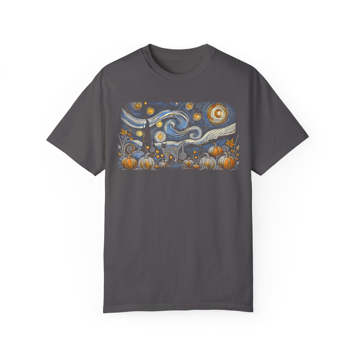 Halloween Starry Night - Field Cat