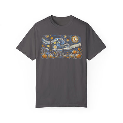 Halloween Starry Night - Field Cat