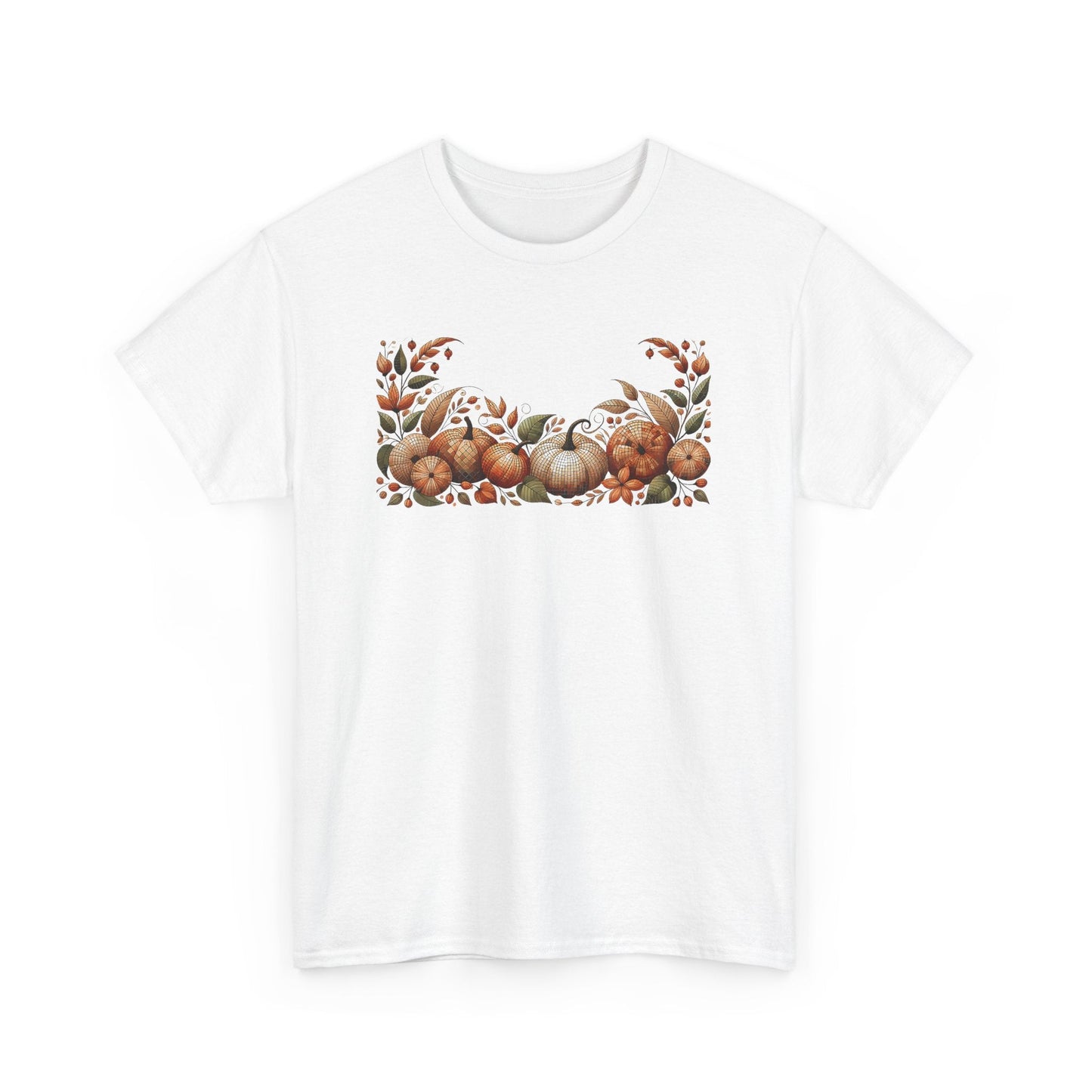 Artistic Mosaic Pumpkins Tee - WhimsyInkWear