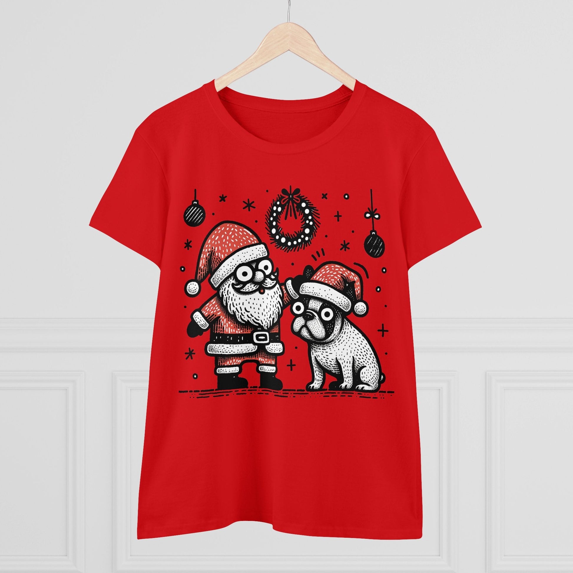 Bugaboo Santa and Frenchie - WhimsyInkWear