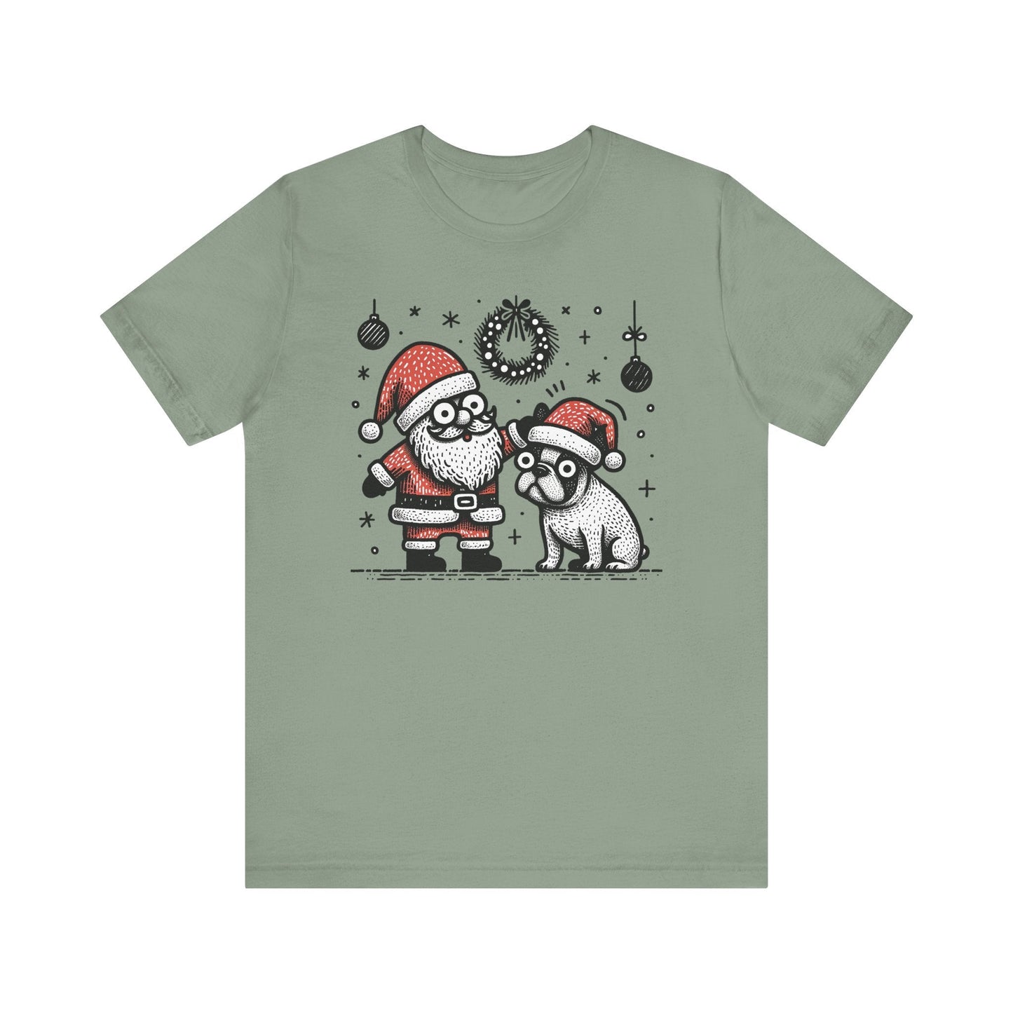 Bugaboo Santa and Frenchie - WhimsyInkWear