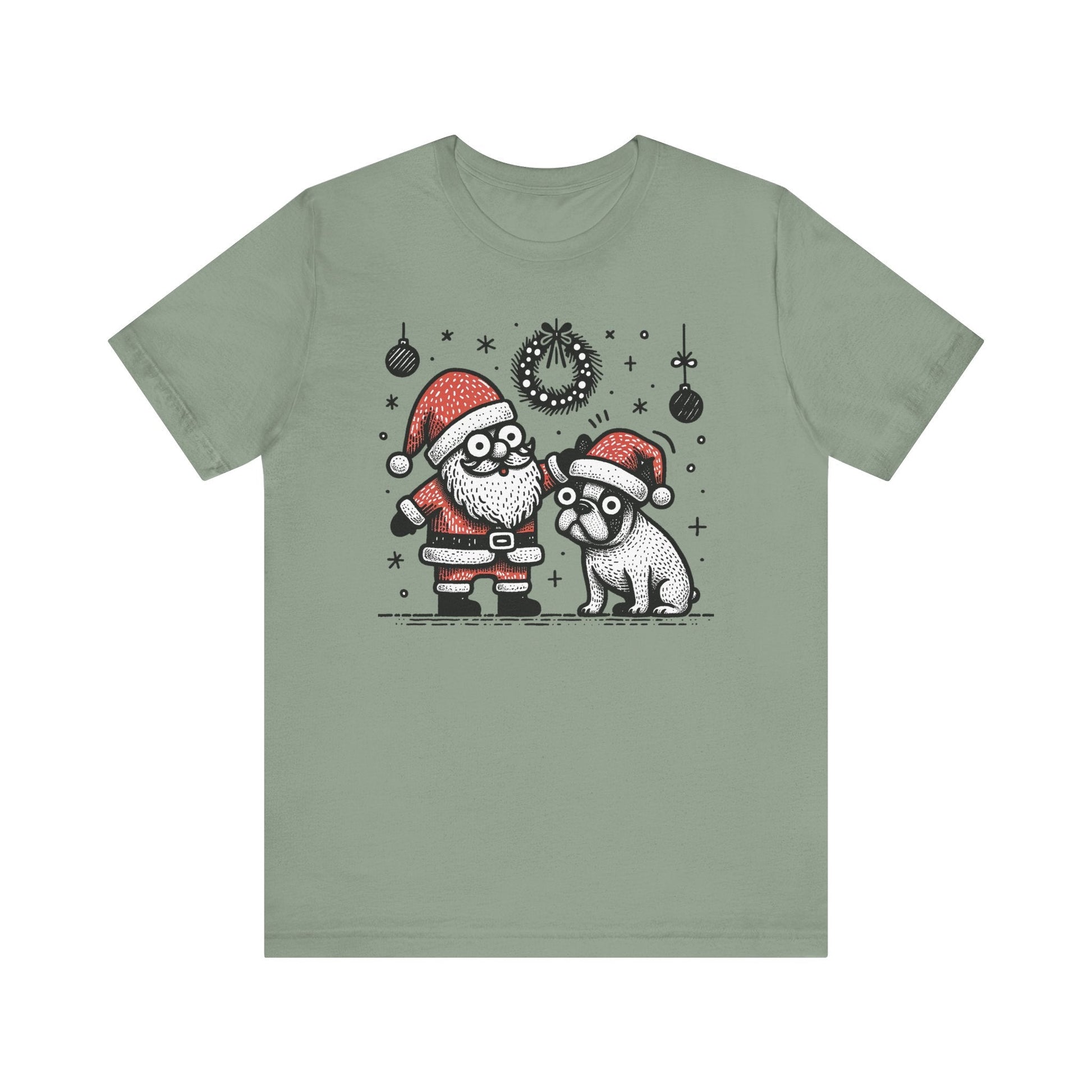 Bugaboo Santa and Frenchie - WhimsyInkWear