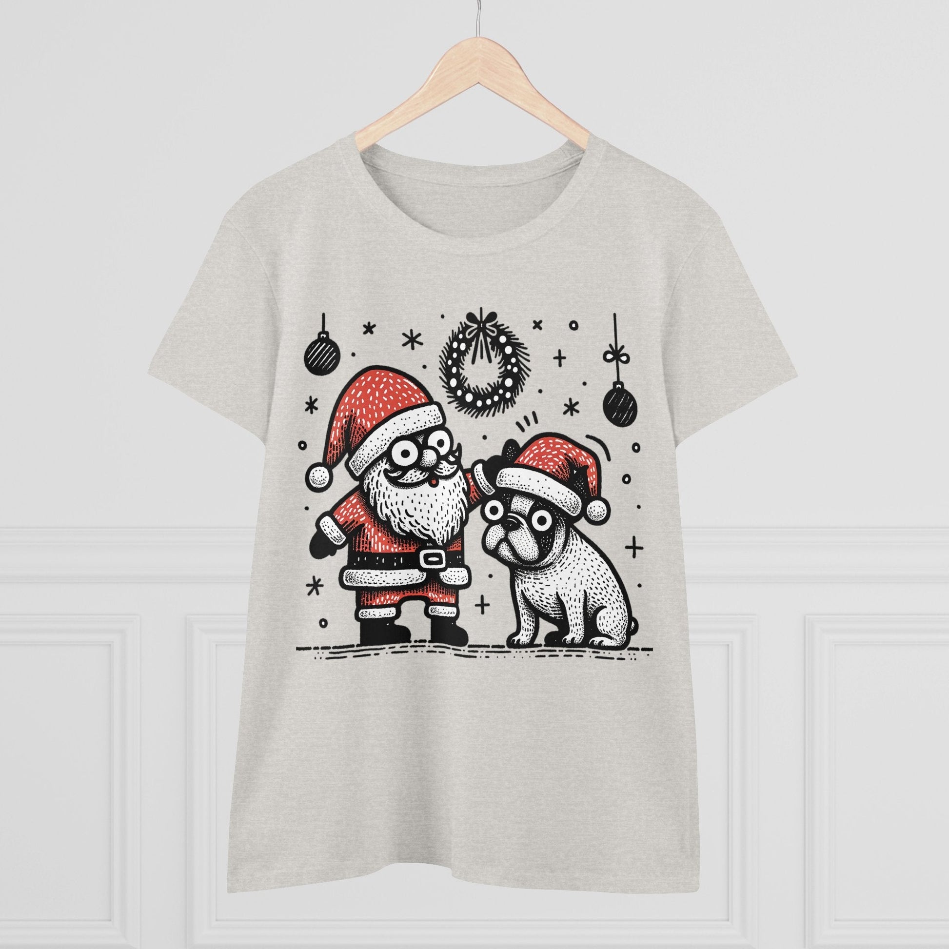 Bugaboo Santa and Frenchie - WhimsyInkWear