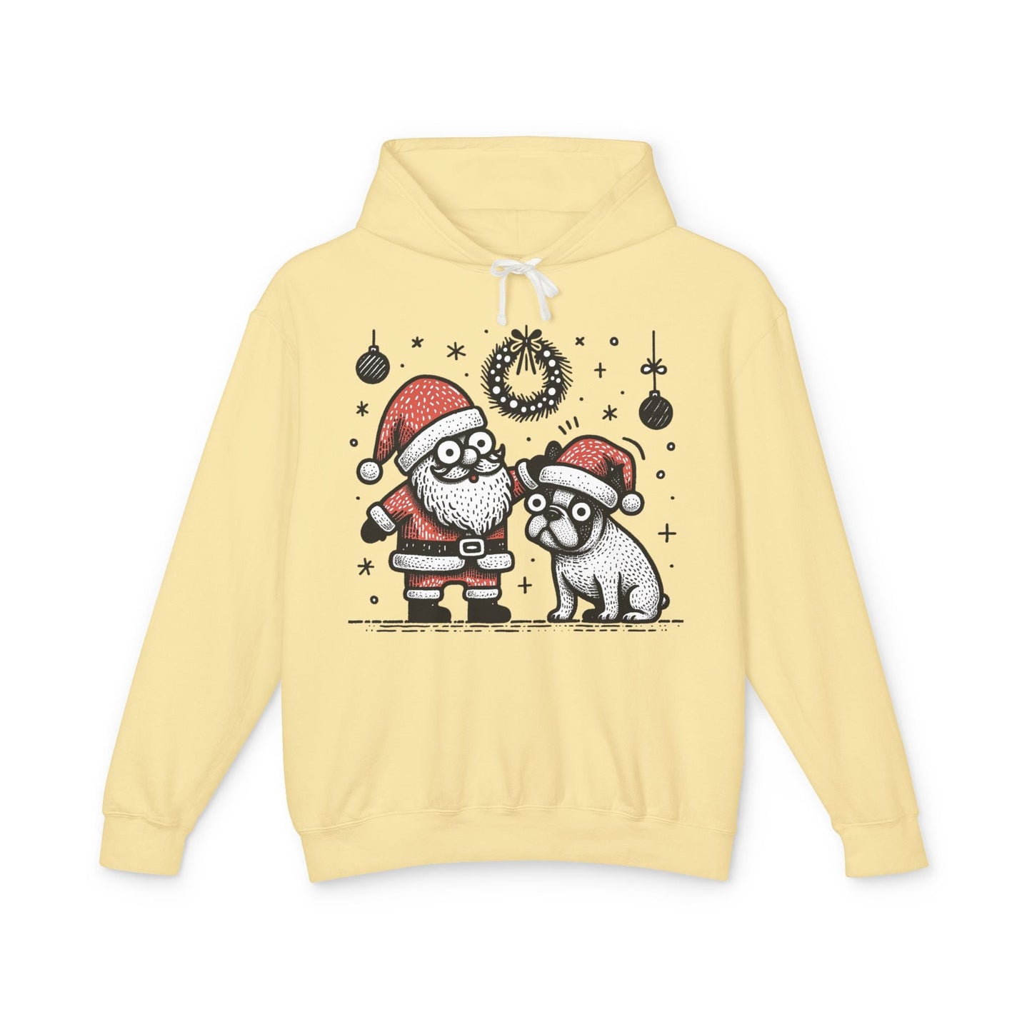 Bugaboo Santa and Frenchie - WhimsyInkWear