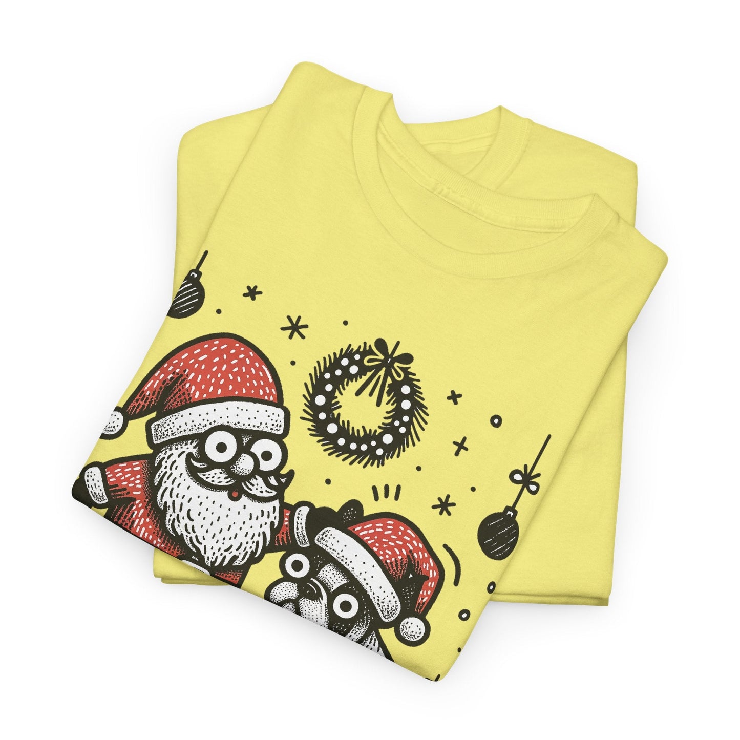 Bugaboo Santa and Frenchie - WhimsyInkWear
