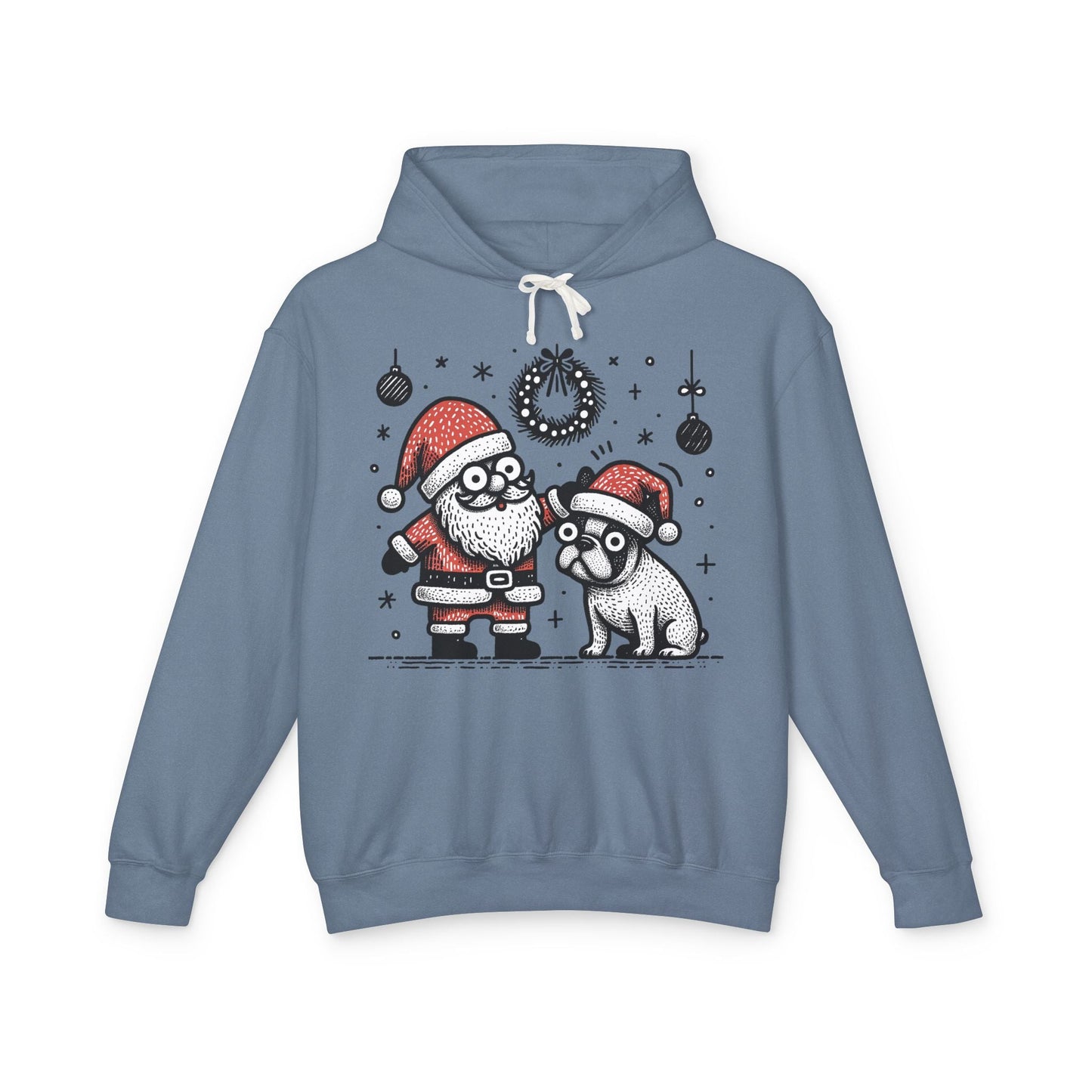 Bugaboo Santa and Frenchie - WhimsyInkWear