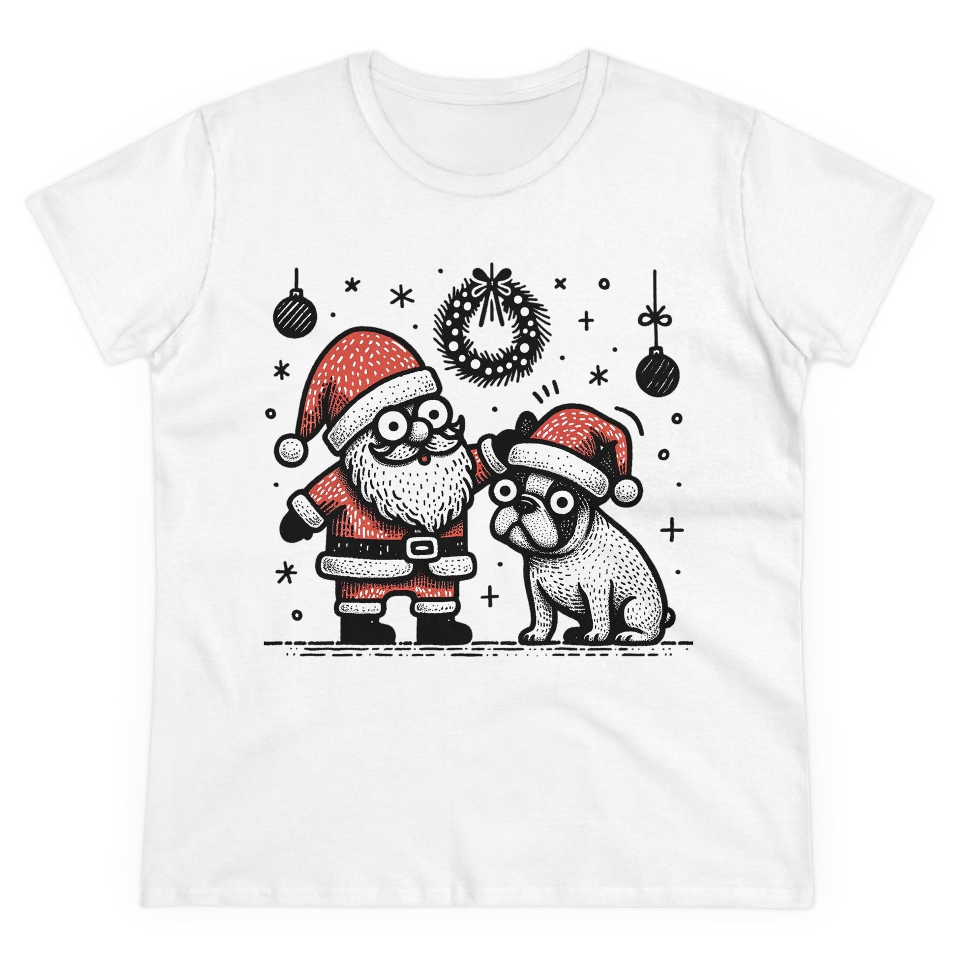 Bugaboo Santa and Frenchie - WhimsyInkWear