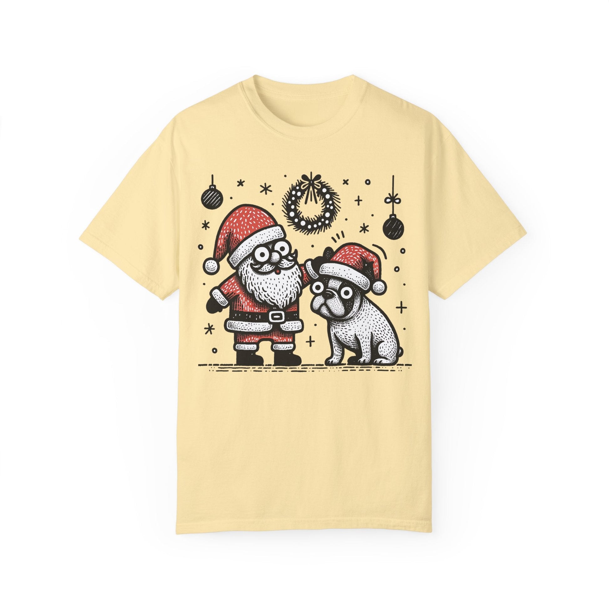 Bugaboo Santa and Frenchie - WhimsyInkWear