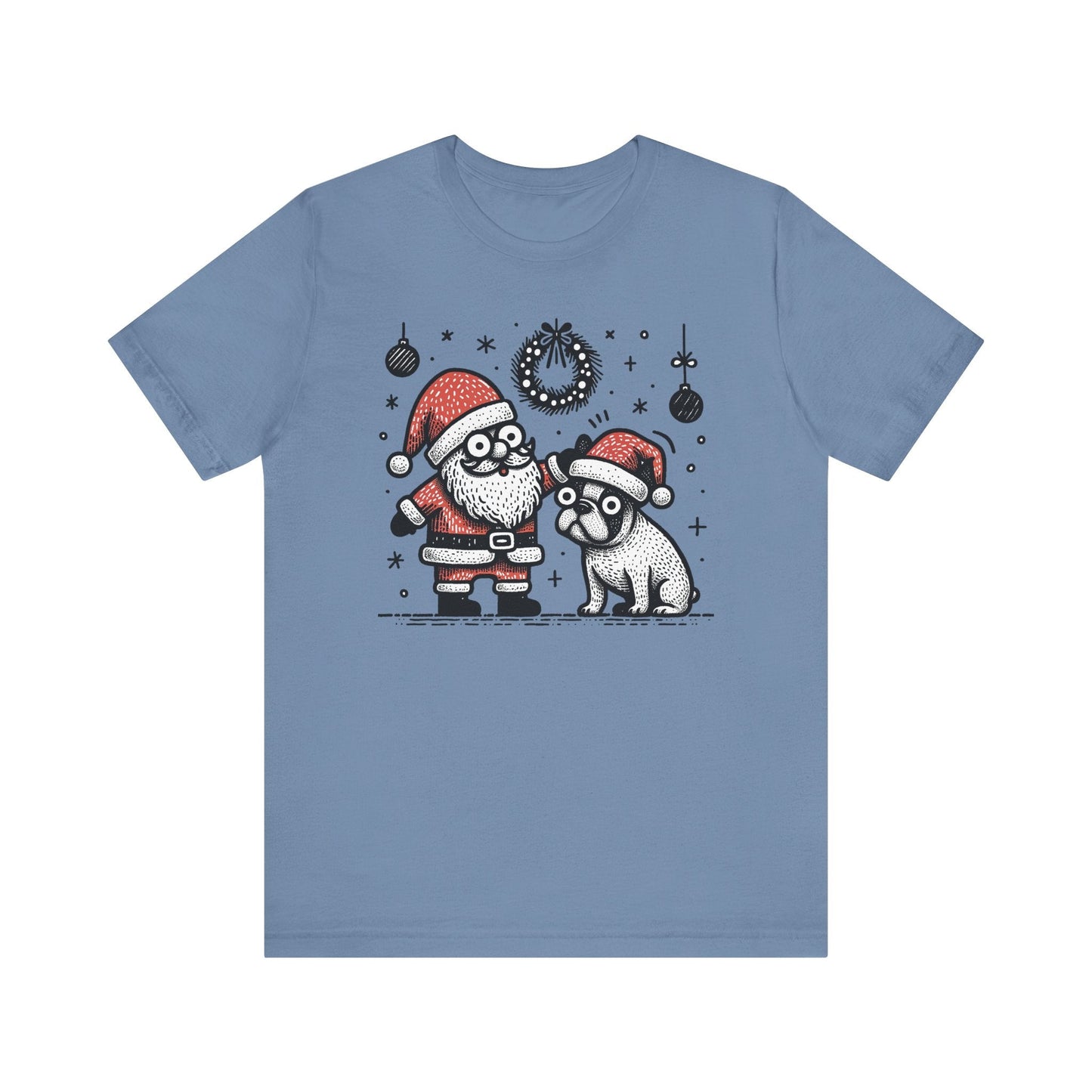 Bugaboo Santa and Frenchie - WhimsyInkWear