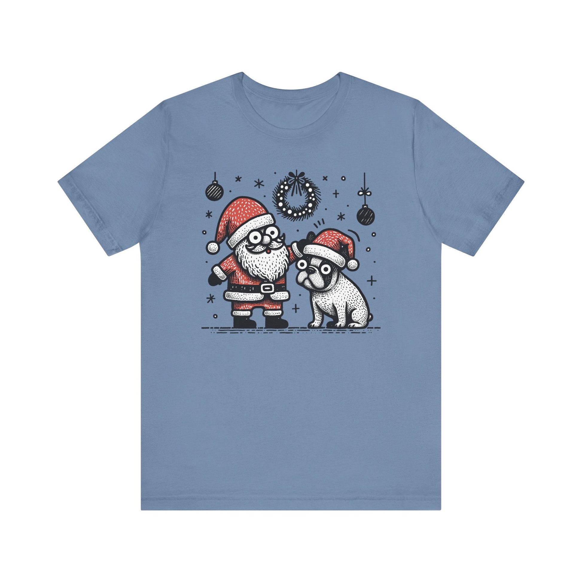 Bugaboo Santa and Frenchie - WhimsyInkWear