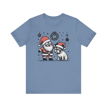Bugaboo Santa and Frenchie - WhimsyInkWear