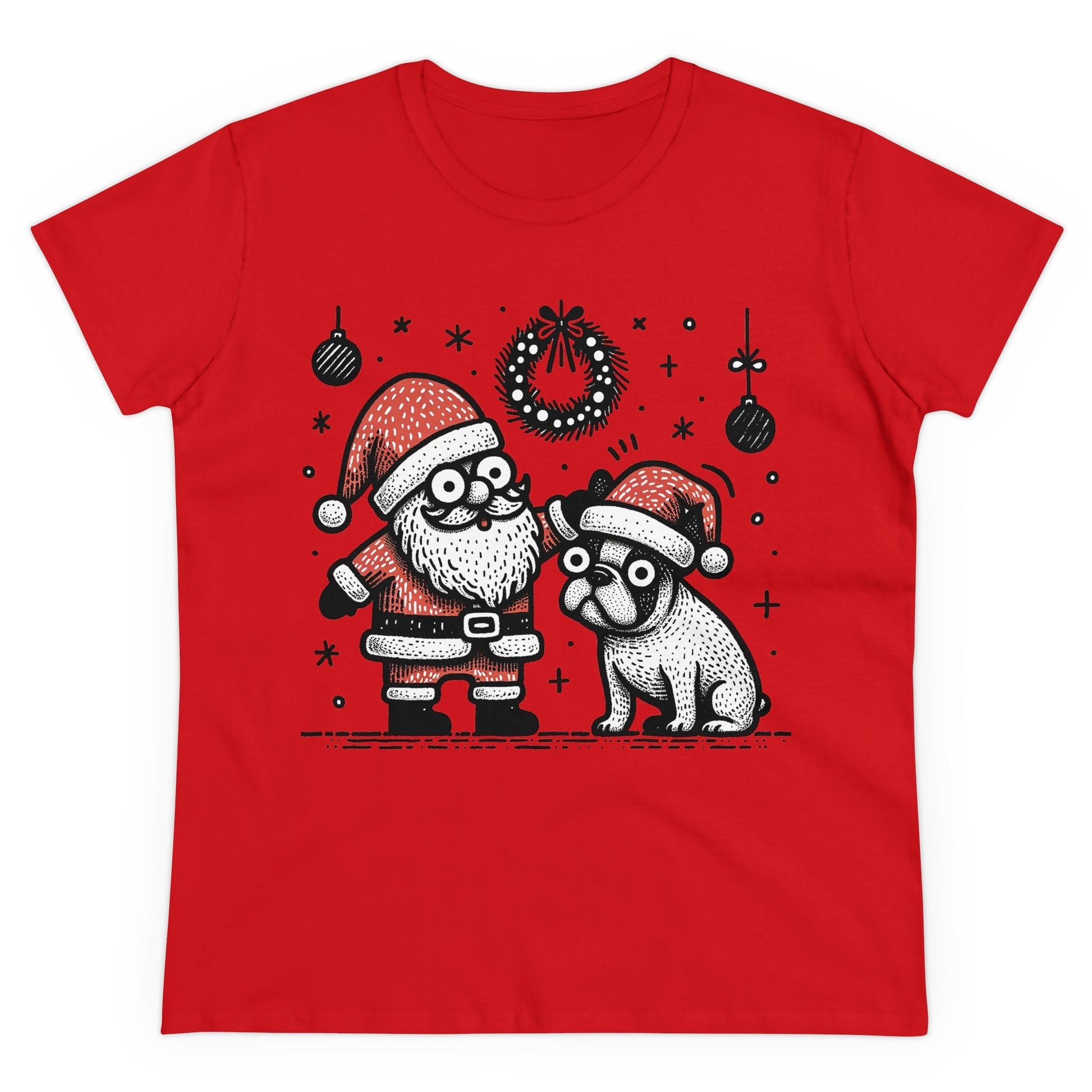 Bugaboo Santa and Frenchie - WhimsyInkWear