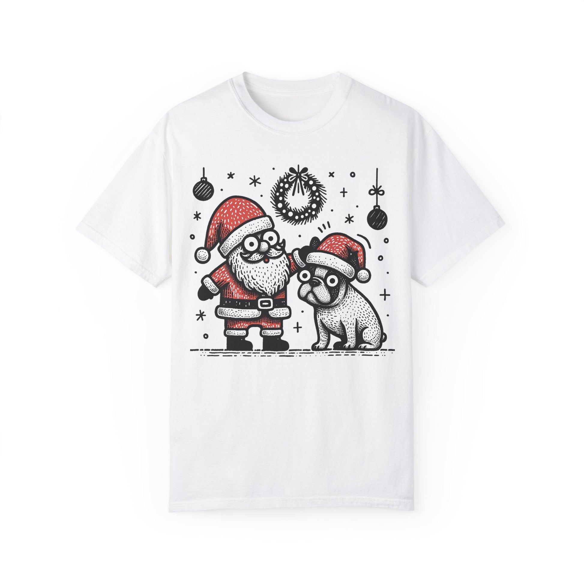 Bugaboo Santa and Frenchie - WhimsyInkWear