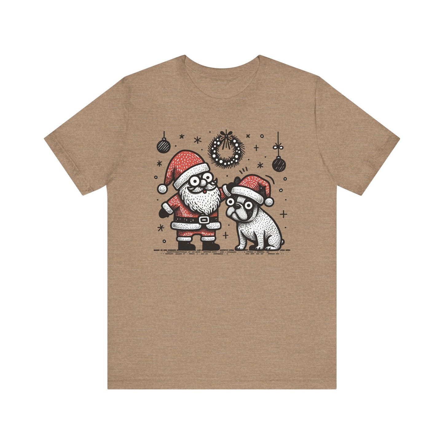 Bugaboo Santa and Frenchie - WhimsyInkWear