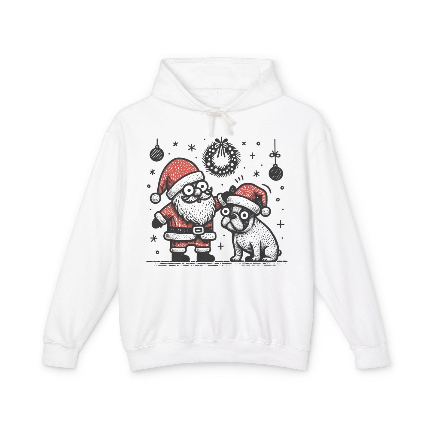 Bugaboo Santa and Frenchie - WhimsyInkWear