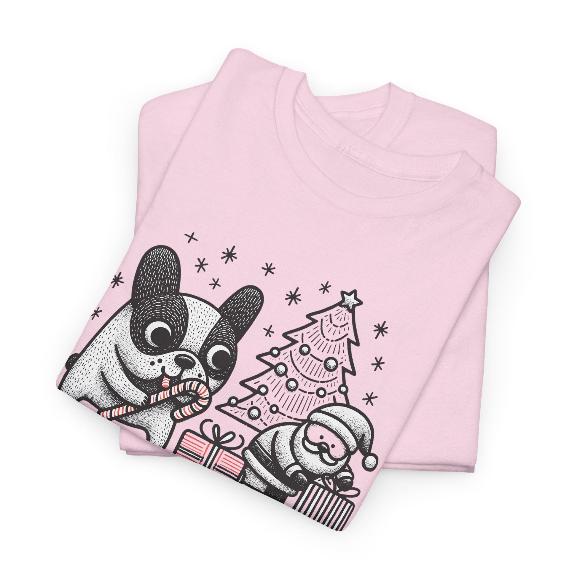 Christmas Peppermint Frenchie - WhimsyInkWear