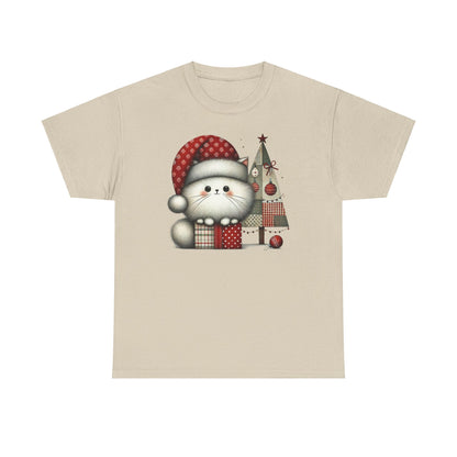 Christmas Poofball Kitty - WhimsyInkWear