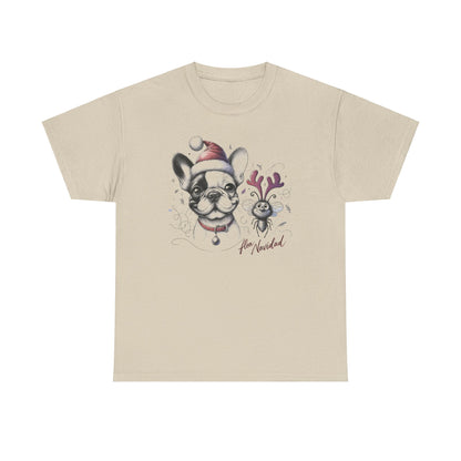 "Flea Navidad" Frenchie - WhimsyInkWear