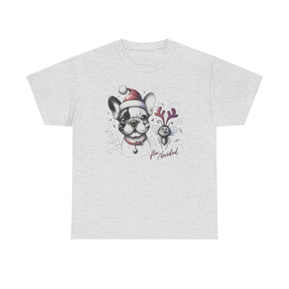 "Flea Navidad" Frenchie - WhimsyInkWear