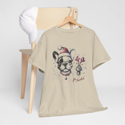 "Flea Navidad" Frenchie - WhimsyInkWear