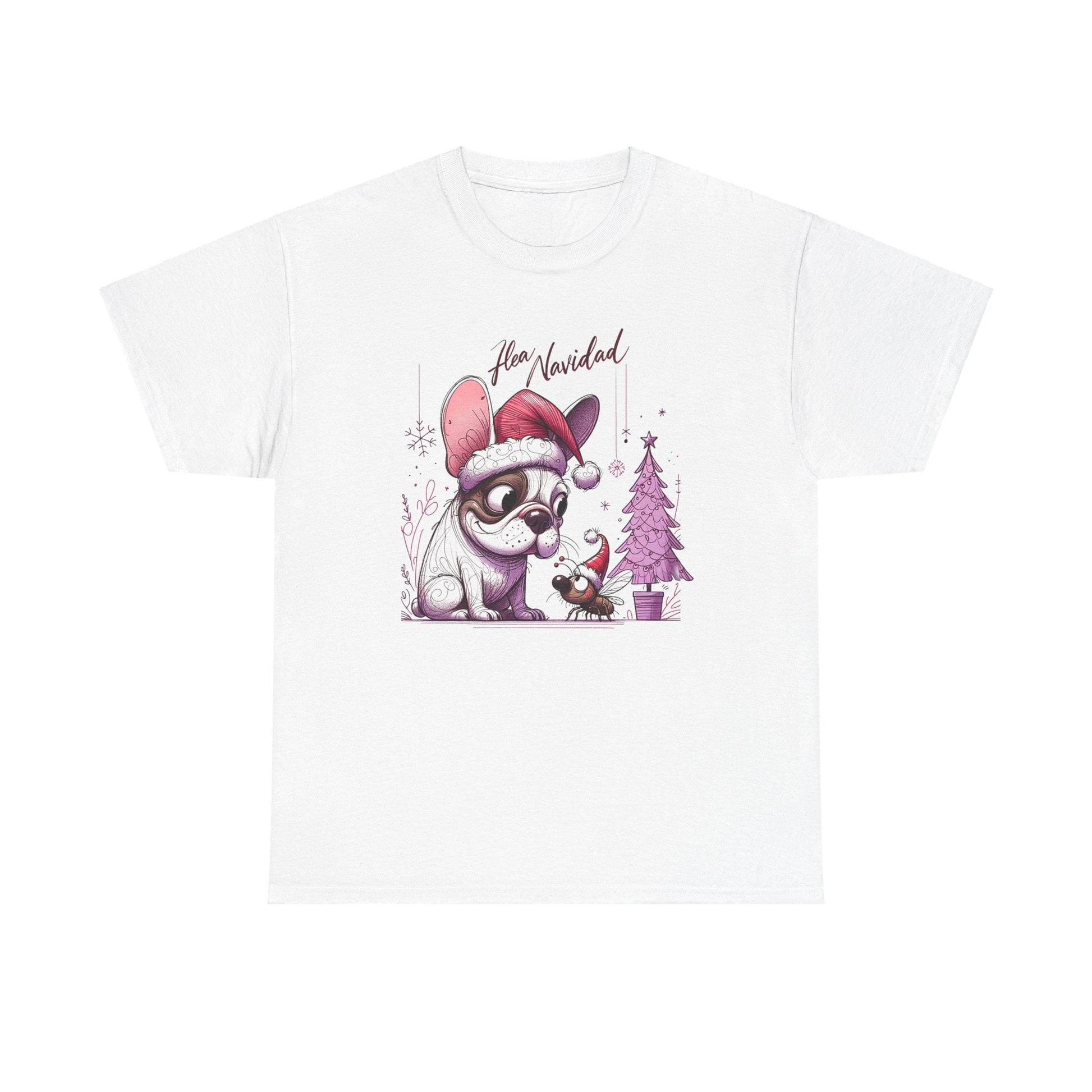 "Flea Navidad" Frenchie Christmas - WhimsyInkWear