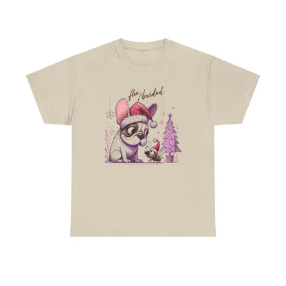 "Flea Navidad" Frenchie Christmas - WhimsyInkWear