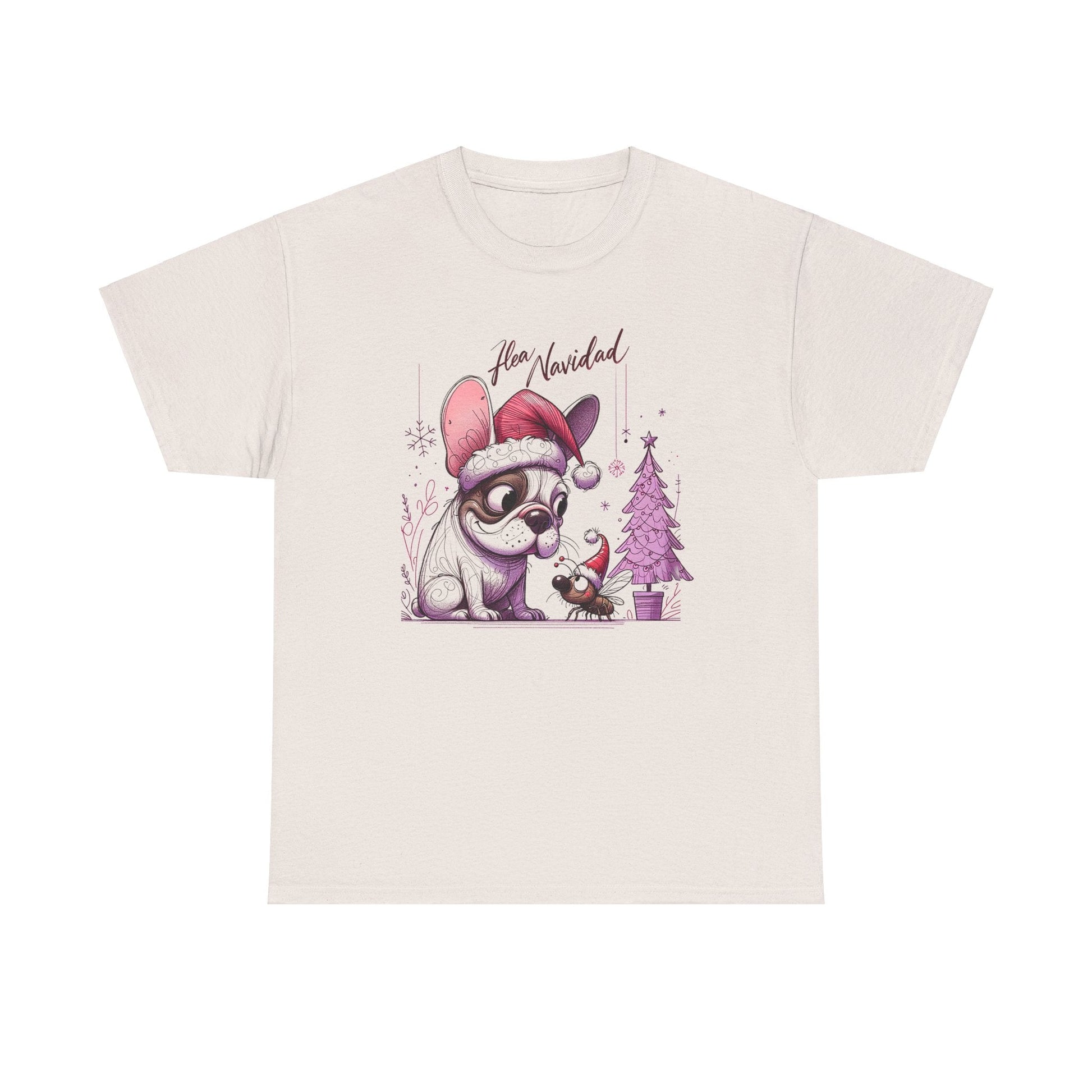 "Flea Navidad" Frenchie Christmas - WhimsyInkWear