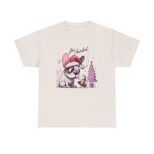 "Flea Navidad" Frenchie Christmas - WhimsyInkWear