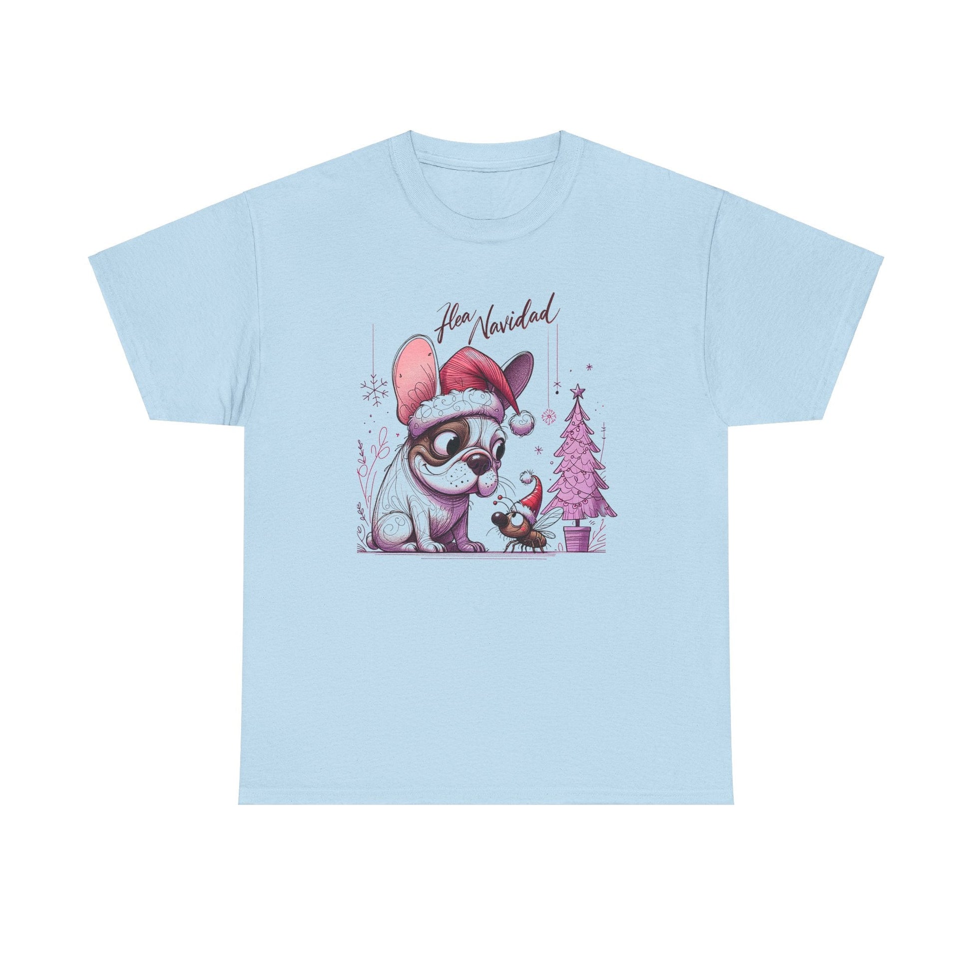 "Flea Navidad" Frenchie Christmas - WhimsyInkWear