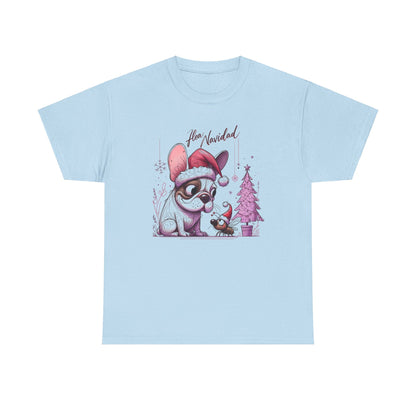 "Flea Navidad" Frenchie Christmas - WhimsyInkWear
