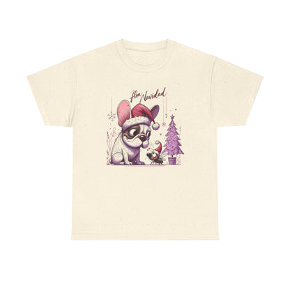 "Flea Navidad" Frenchie Christmas - WhimsyInkWear