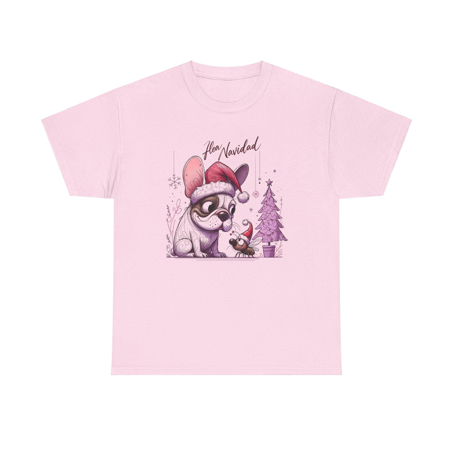 "Flea Navidad" Frenchie Christmas - WhimsyInkWear