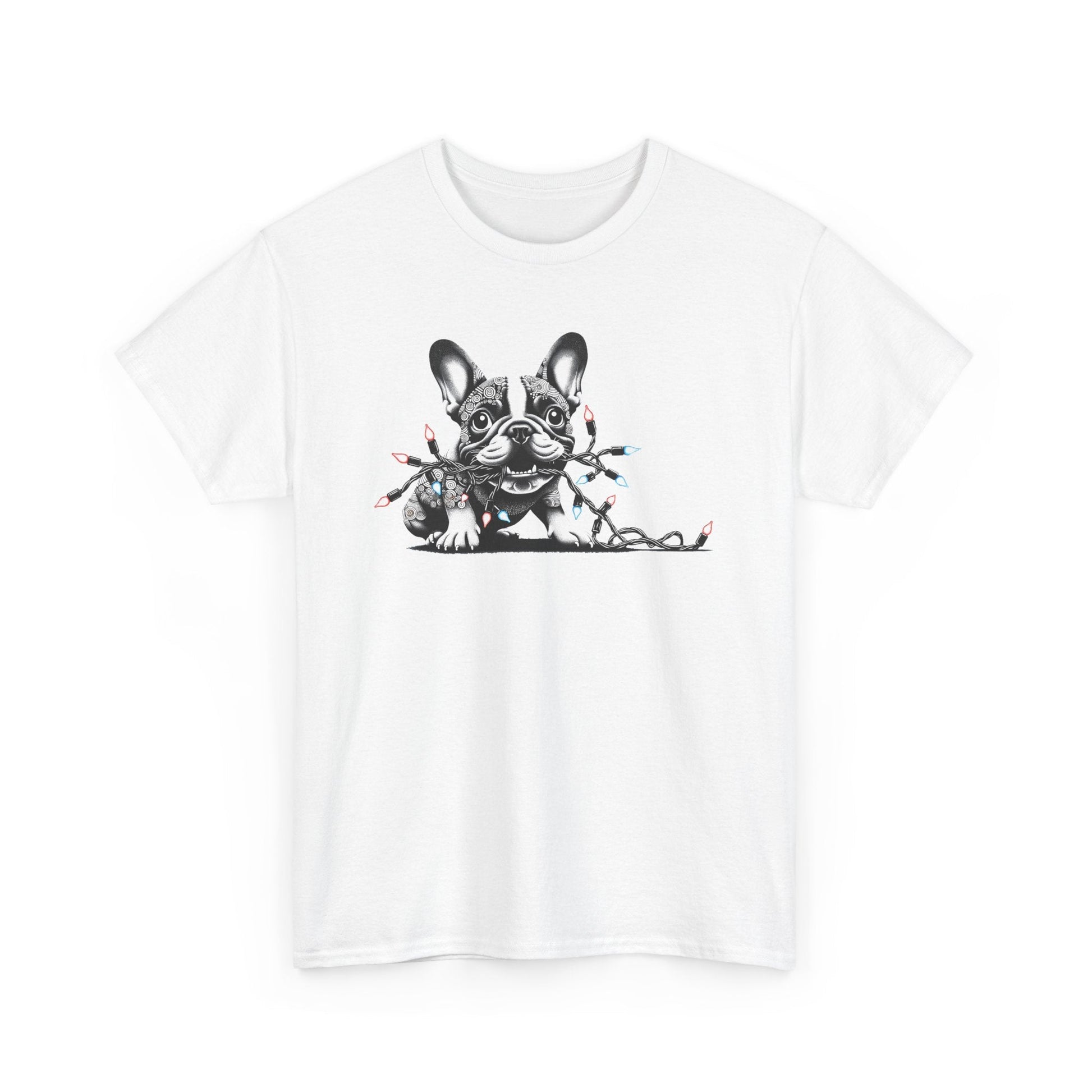 Frenchie Christmas Tee - WhimsyInkWear