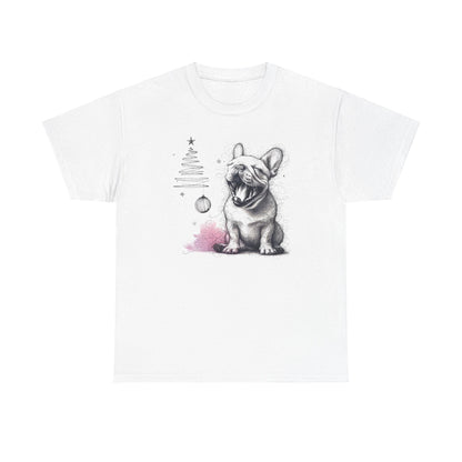 Frenchie Under the Christmas Tree - WhimsyInkWear